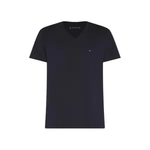 Tommy Hilfiger Masculino T-Shirts_S/S_Core WWC_Essential Cotton_Vneck Desert_Sky